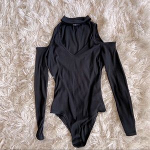 Long sleeve cutout bodysuit